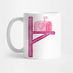 Valentine Mail Box Love Heart Mug